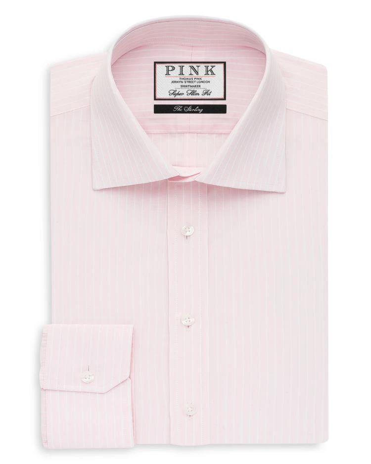 商品Thomas Pink|Thomas Pink Henrik Stripe Super Slim Fit Dress Shirt - Bloomingdale's Slim Fit,价格¥823,第1张图片