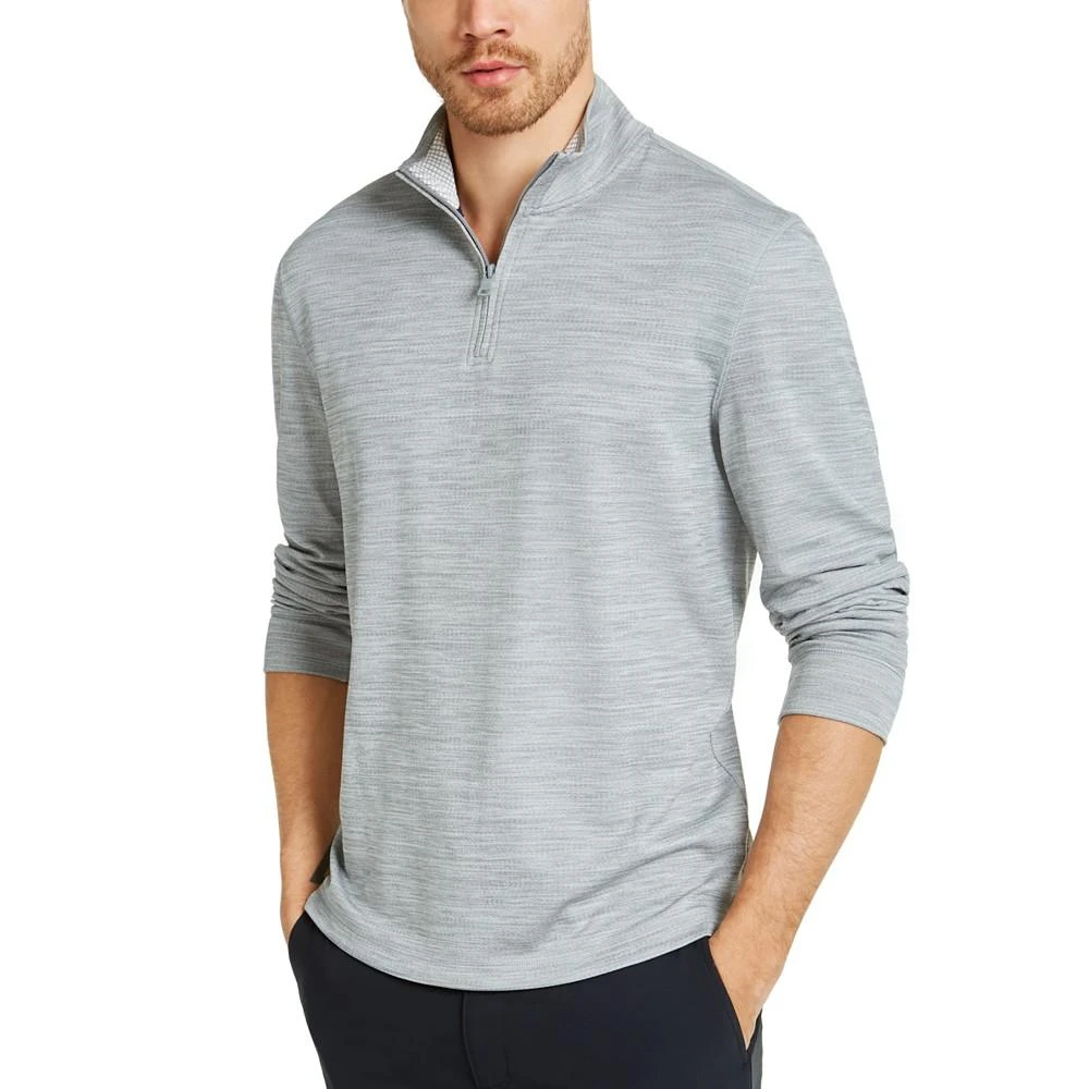 商品Club Room|Men's Quarter-Zip Tech Sweatshirt, Created for Macy's,价格¥326,第1张图片详细描述