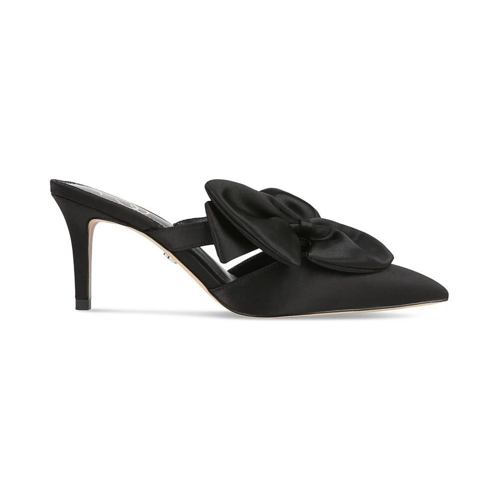 商品Sam Edelman|Women's Veranda Bow Pointed-Toe Evening Mules,价格¥1130,第2张图片详细描述