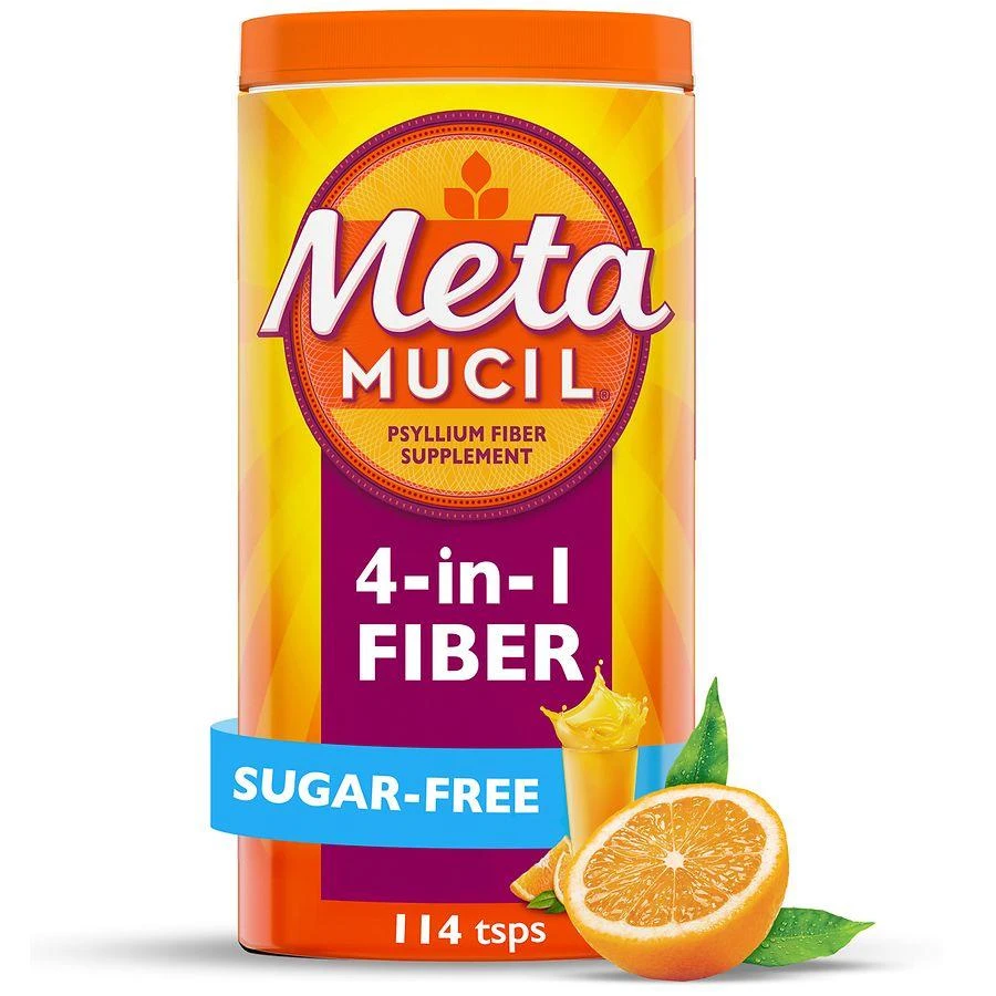 商品Metamucil|美达施膳食纤维素(不含蔗糖)罐装 橙子味 114次,价格¥218,第1张图片