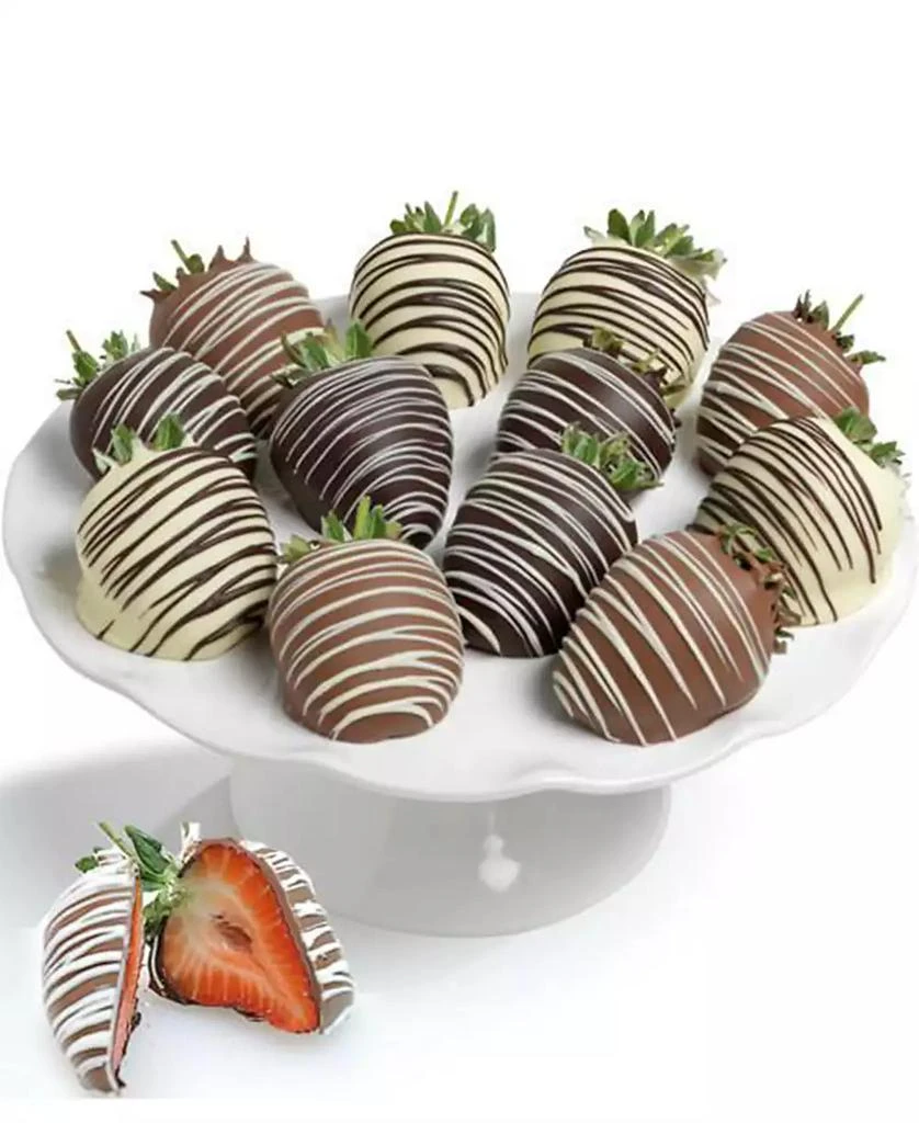 商品Chocolate Covered Company|12-pc. Classic Chocolate Covered Strawberries,价格¥480,第3张图片详细描述