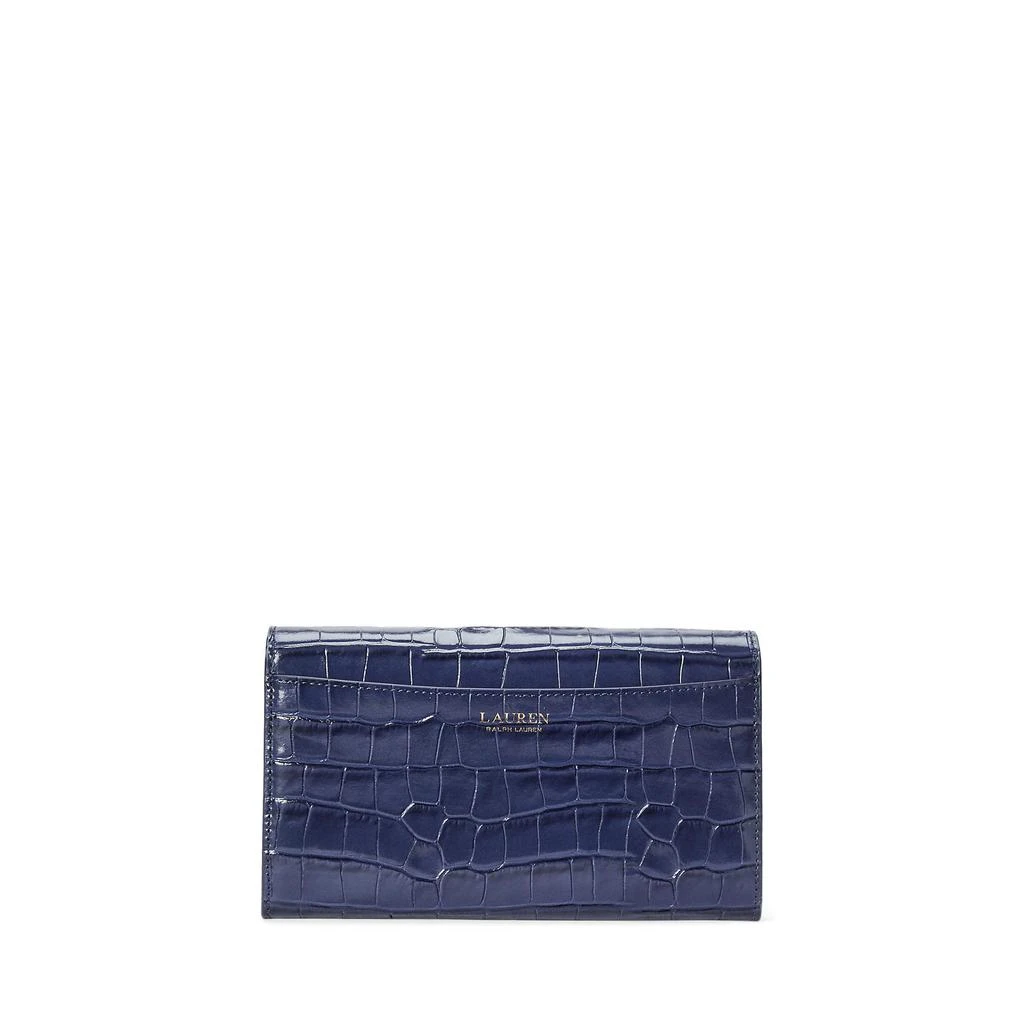 商品Ralph Lauren|Embossed Leather Adair Wallet Crossbody,价格¥1285,第2张图片详细描述