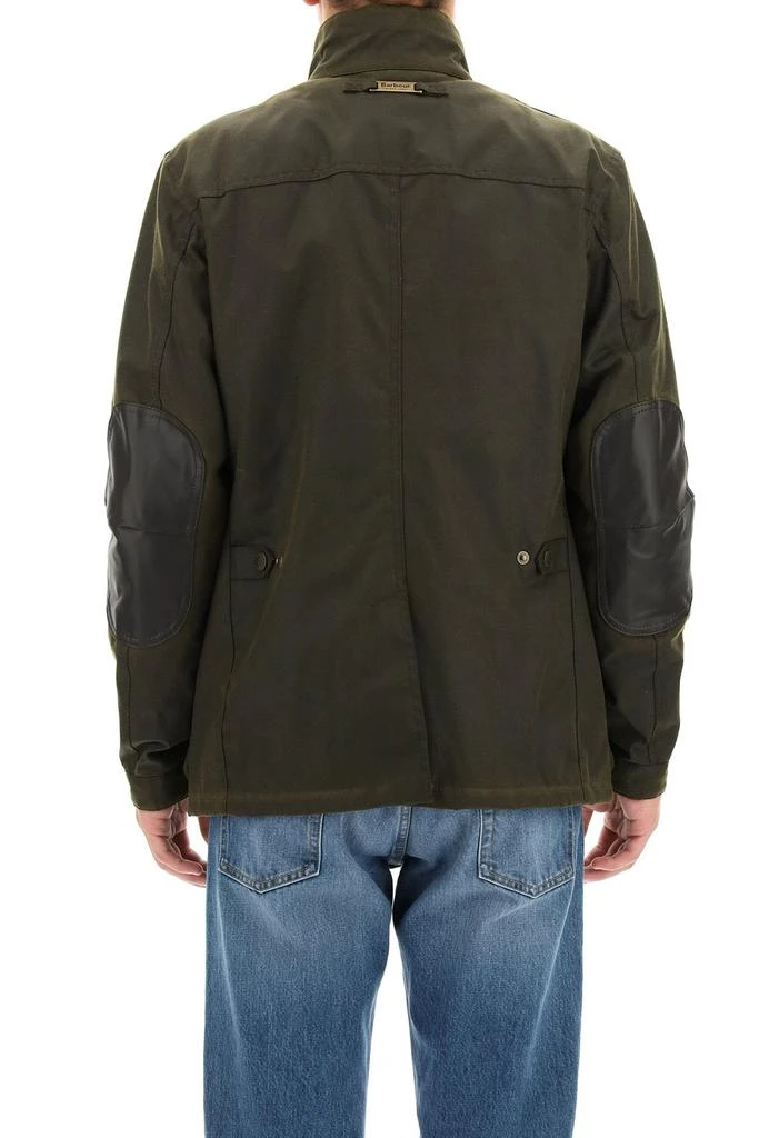 商品Barbour|Barbour Ogston High-Neck Waxed Jacket,价格¥3508,第3张图片详细描述