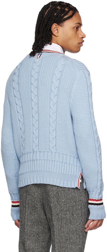 商品Thom Browne|Blue Classic Cardigan,价格¥6352,第5张图片详细描述