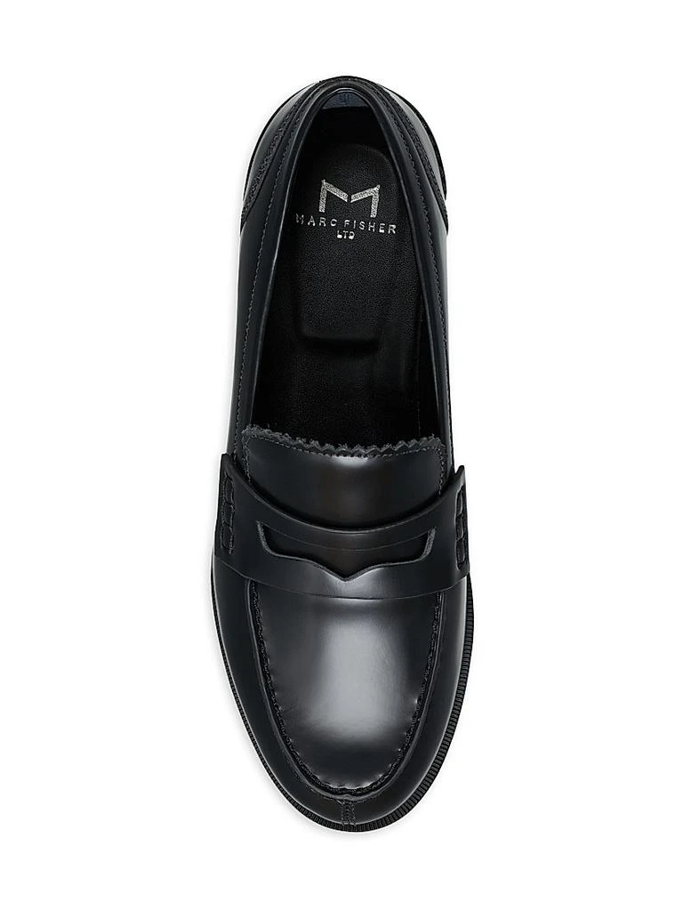 商品Marc Fisher|Milton Leather Penny Loafers,价格¥420,第5张图片详细描述