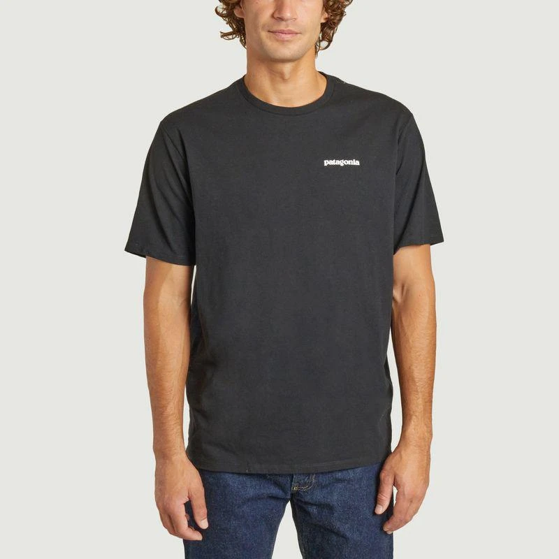 商品Patagonia|M's P-6 Logo Responsibili T-shirt BLACK PATAGONIA,价格¥363,第1张图片