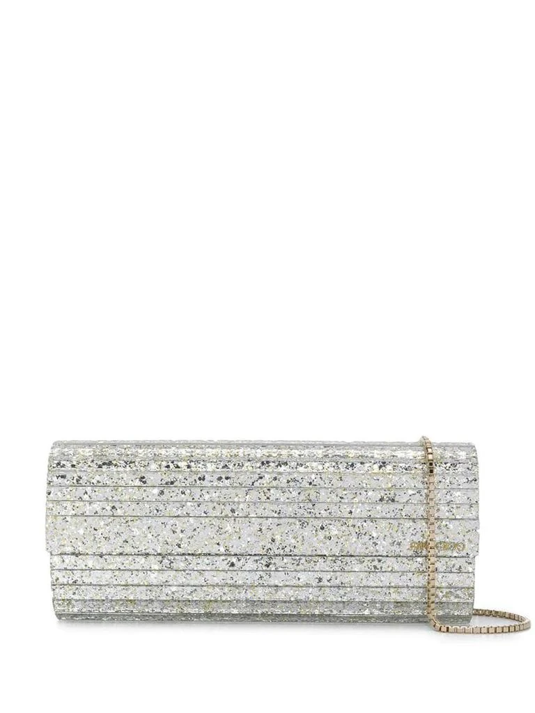 商品Jimmy Choo|JIMMY CHOO Champagne Sweetie Clutch,价格¥5488,第1张图片