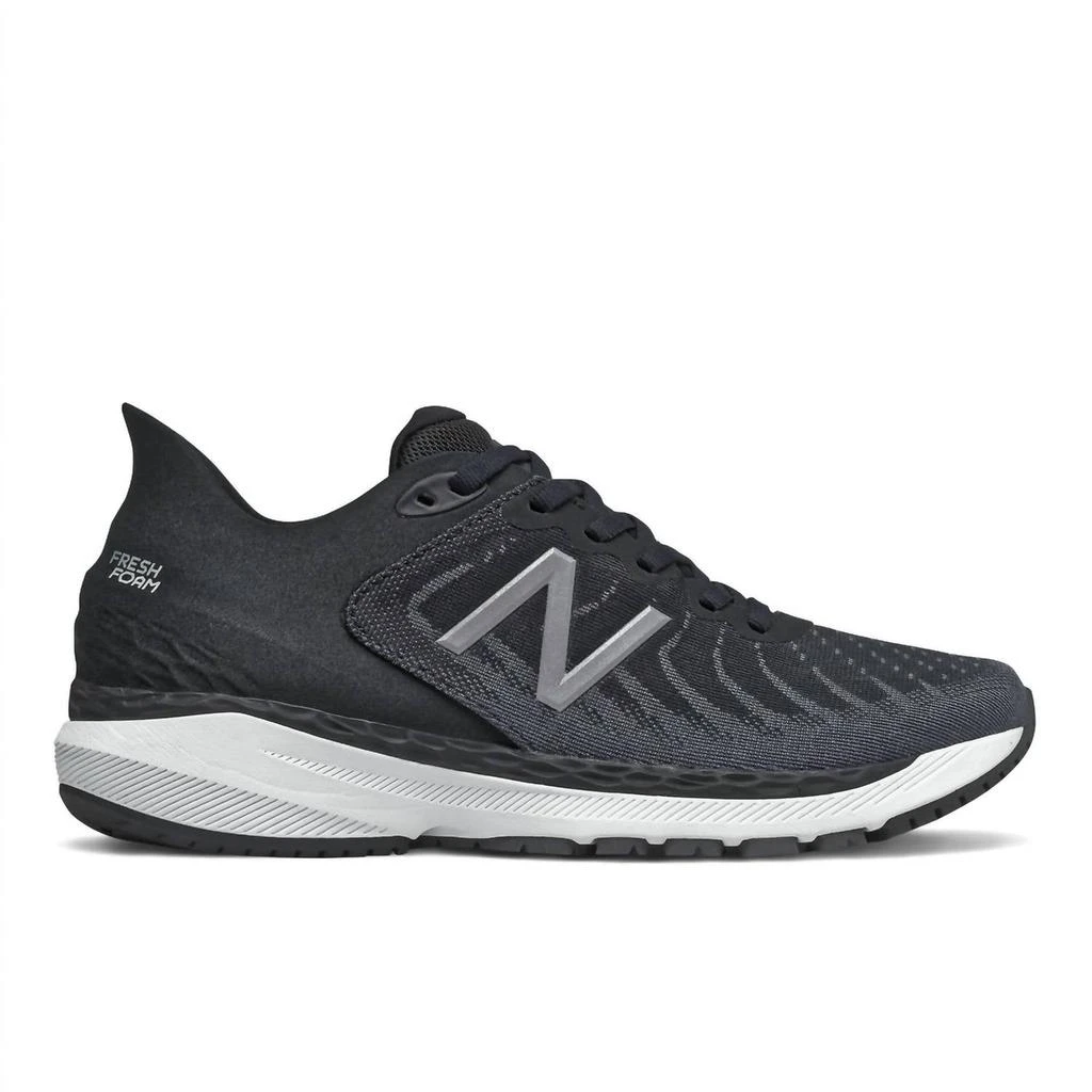 商品New Balance|Women's Fresh Foam 860V11 Running Shoes - D/wide Width In Black,价格¥700,第1张图片