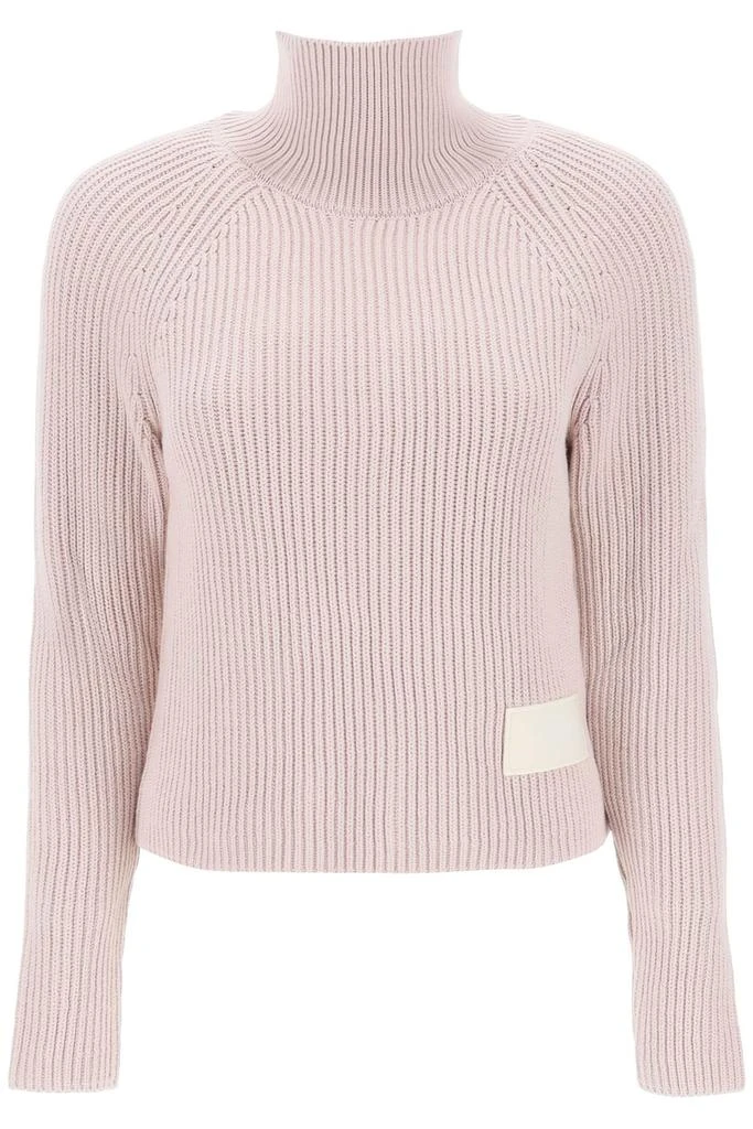 商品AMI|Ami paris english rib funnel-neck sweater,价格¥1596,第1张图片