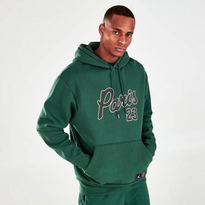 商品Jordan|Men's Jordan Paris Saint-Germain Fleece Pullover Hoodie,价格¥746,第3张图片详细描述