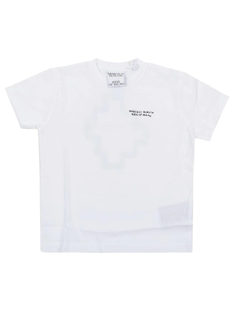 商品Marcelo Burlon|Marcelo Burlon Basic Logo T,价格¥732,第1张图片