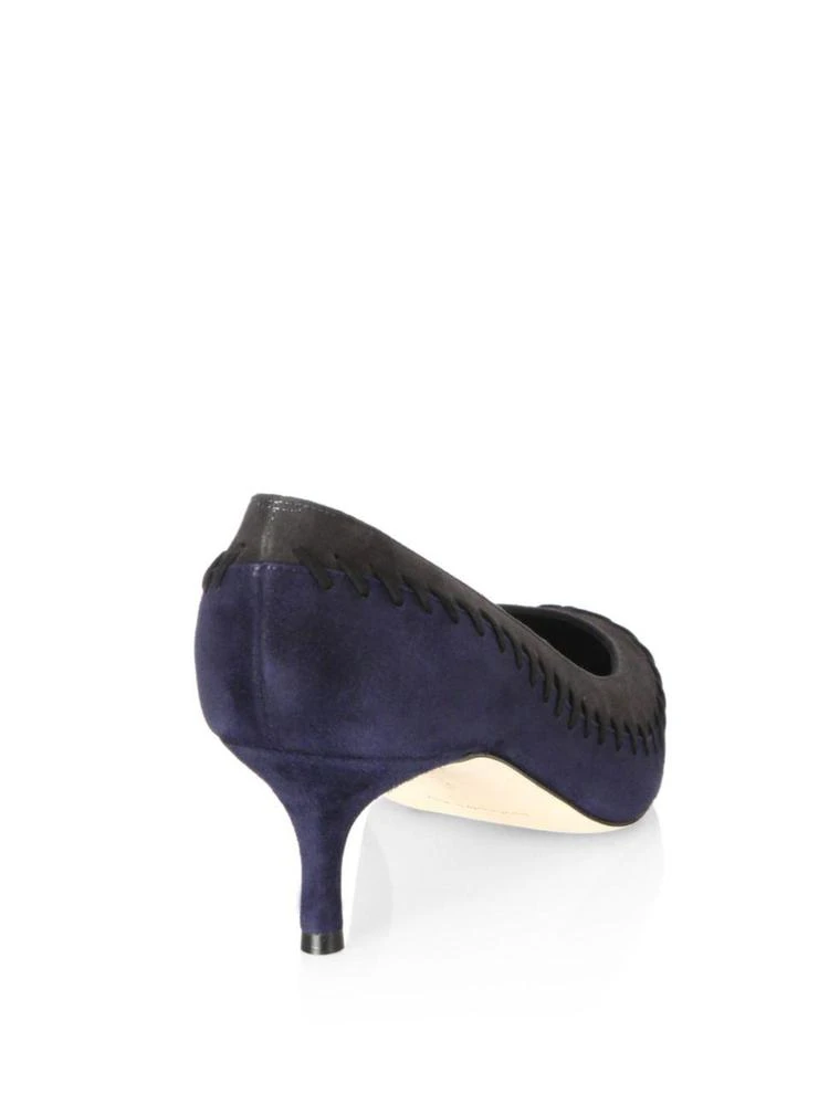 商品Manolo Blahnik|Picatrina Point-Toe Suede Pumps,价格¥2399,第2张图片详细描述