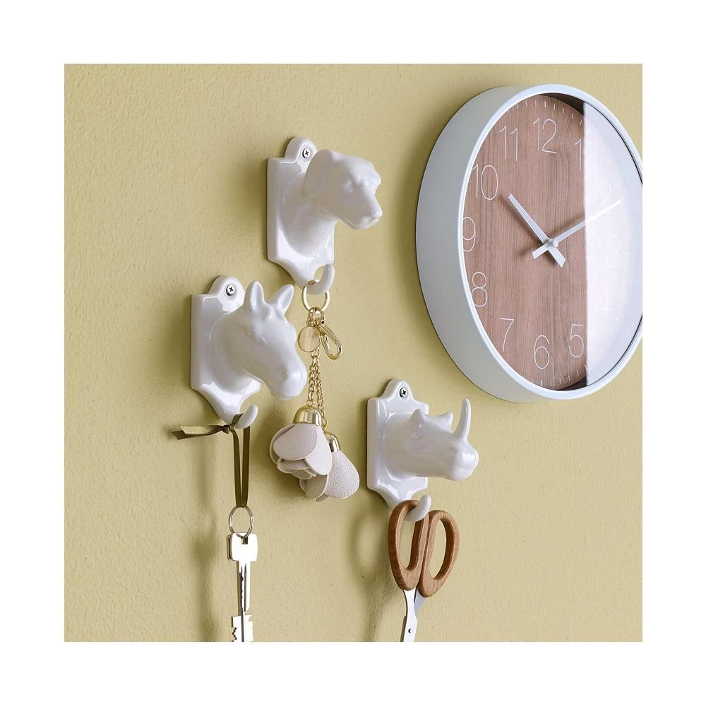 商品Design Ideas|Animal Kingdom Hook, Rhino,价格¥225,第2张图片详细描述
