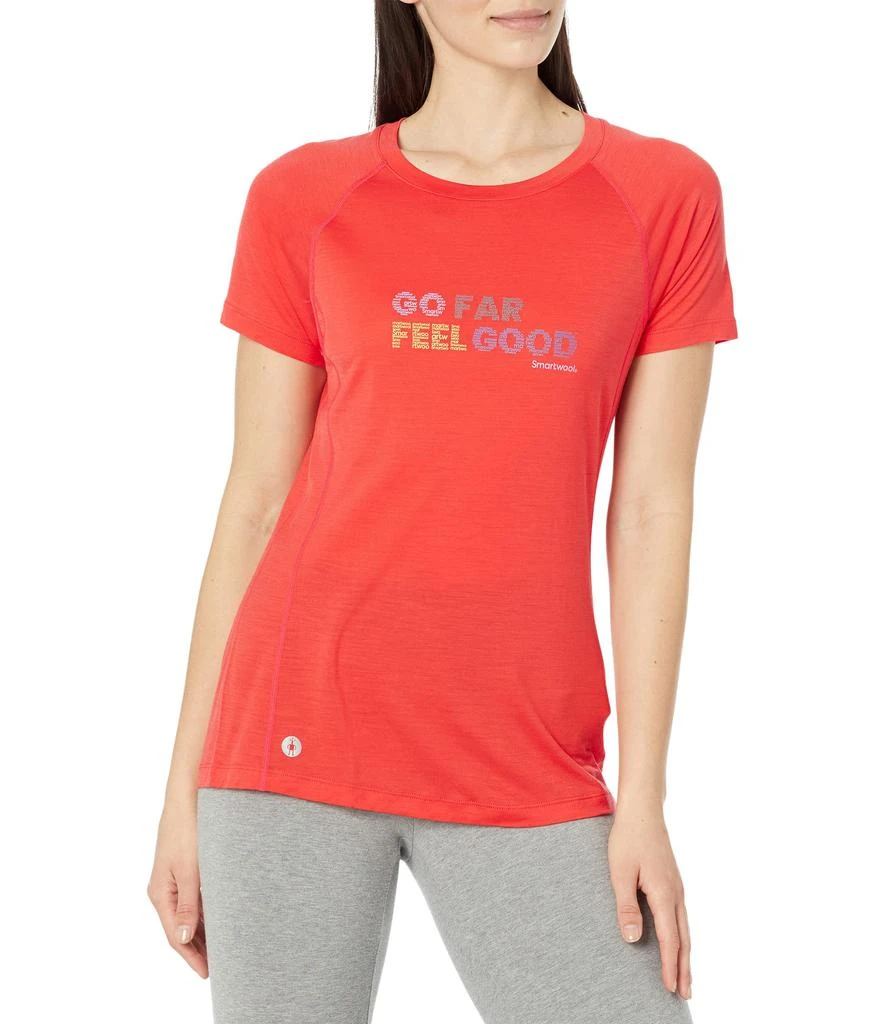 商品SmartWool|Active Ultralite Go Far, Feel Good Graphic Short Sleeve Tee,价格¥447,第1张图片