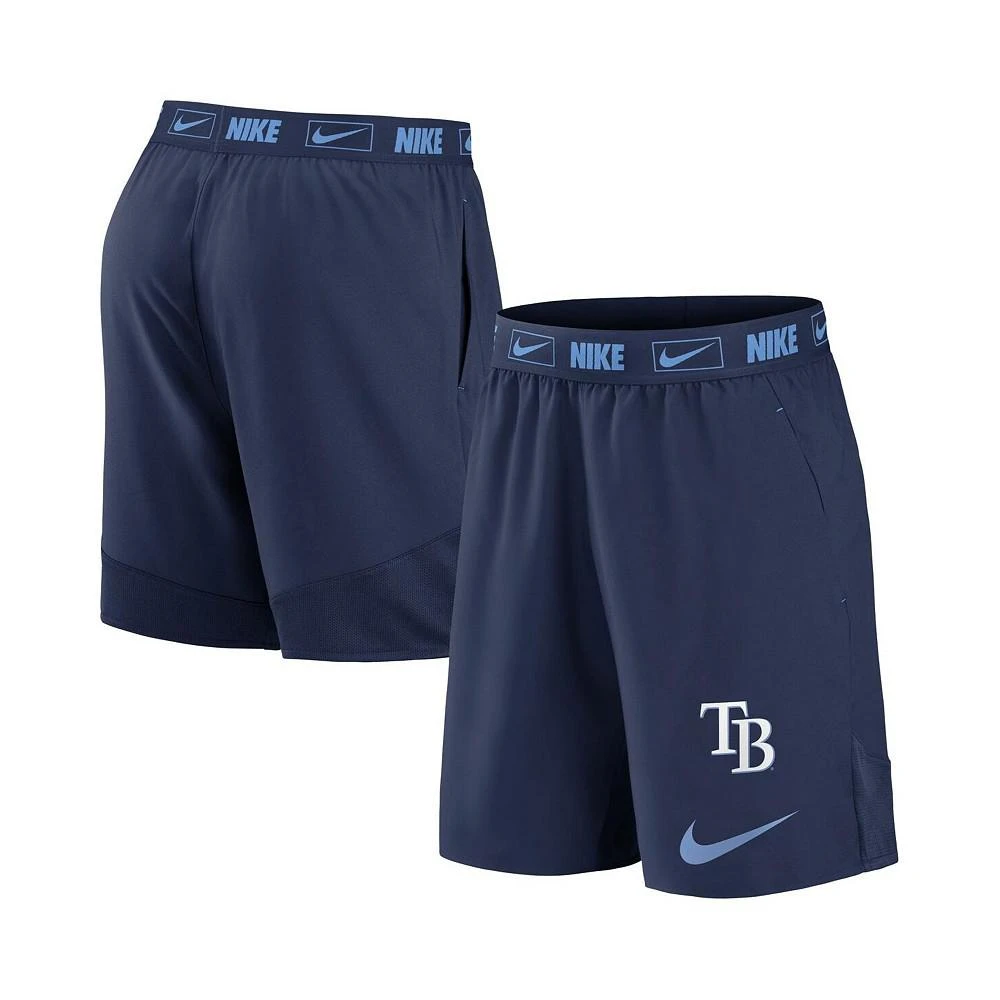 商品NIKE|Men's Navy Tampa Bay Rays Primetime Logo Performance Shorts,价格¥283,第1张图片