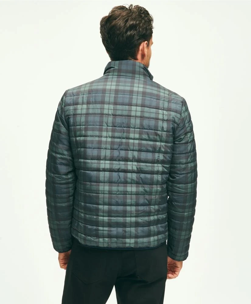 商品Brooks Brothers|Reversible Black Watch Tartan Puffer Jacket,价格¥820,第5张图片详细描述