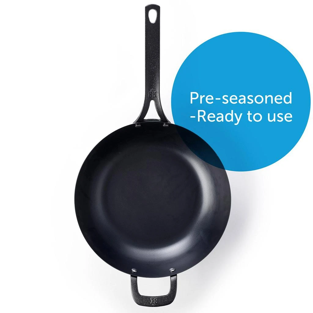 商品BK Cookware|BK Cookware Black Steel 12-Inch Open Wok,价格¥553,第3张图片详细描述