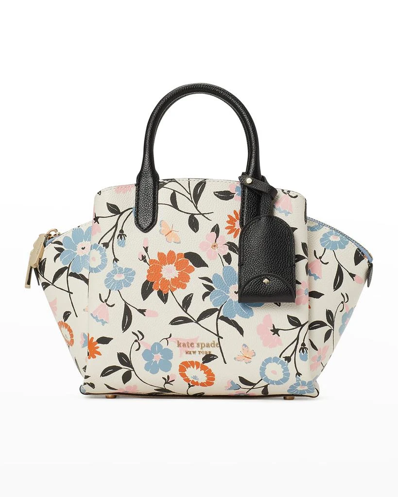 商品Kate Spade|avenue mini floral garden-embossed satchel bag,价格¥1192,第1张图片