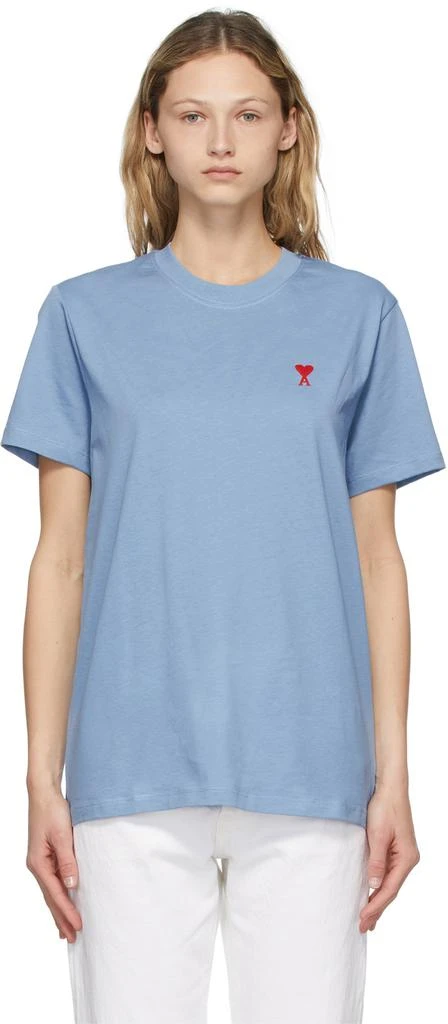 商品AMI|Blue Ami De Coeur T-Shirt,价格¥1118,第1张图片