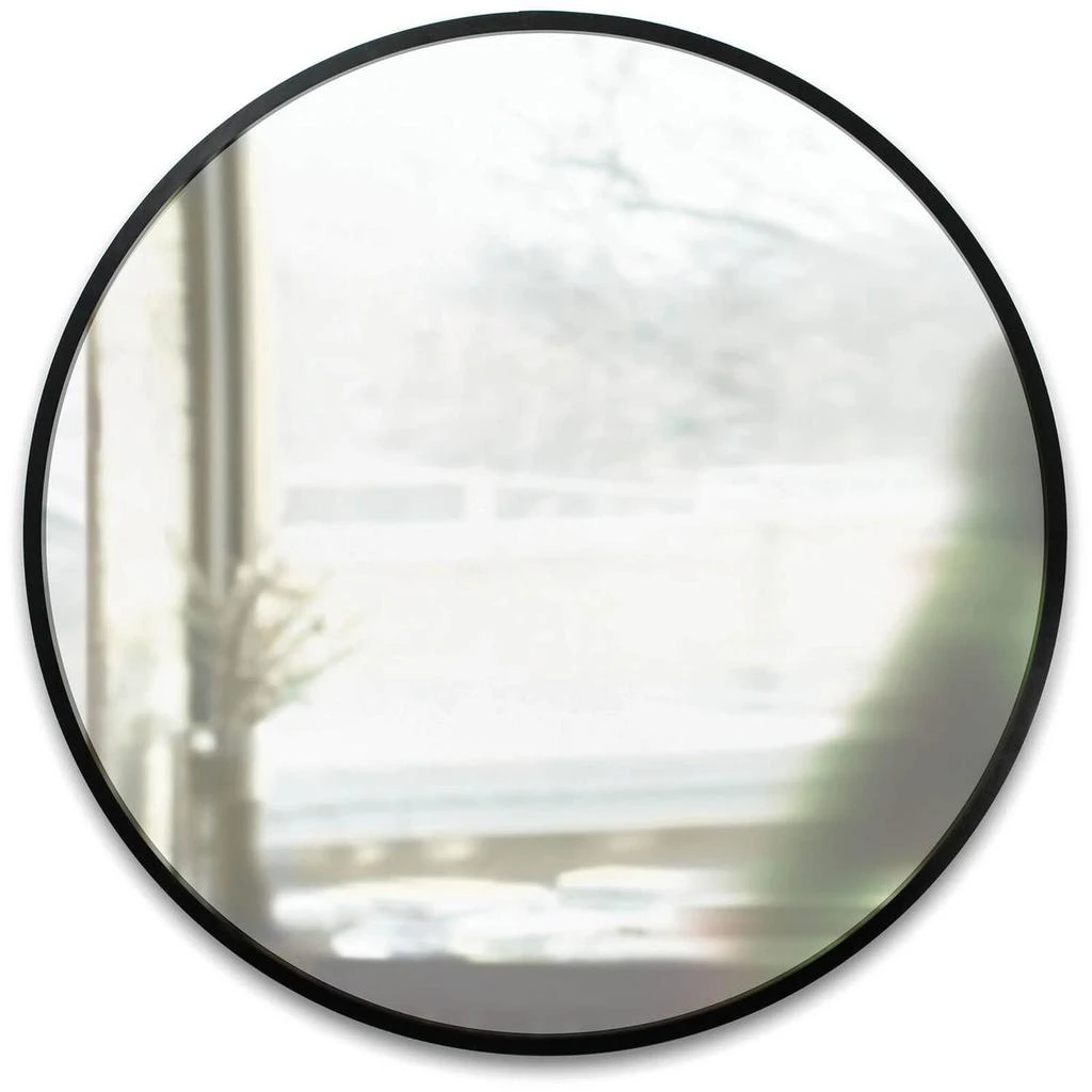 商品Umbra|Umbra Hub 61cm Mirror - Black,价格¥295,第2张图片详细描述
