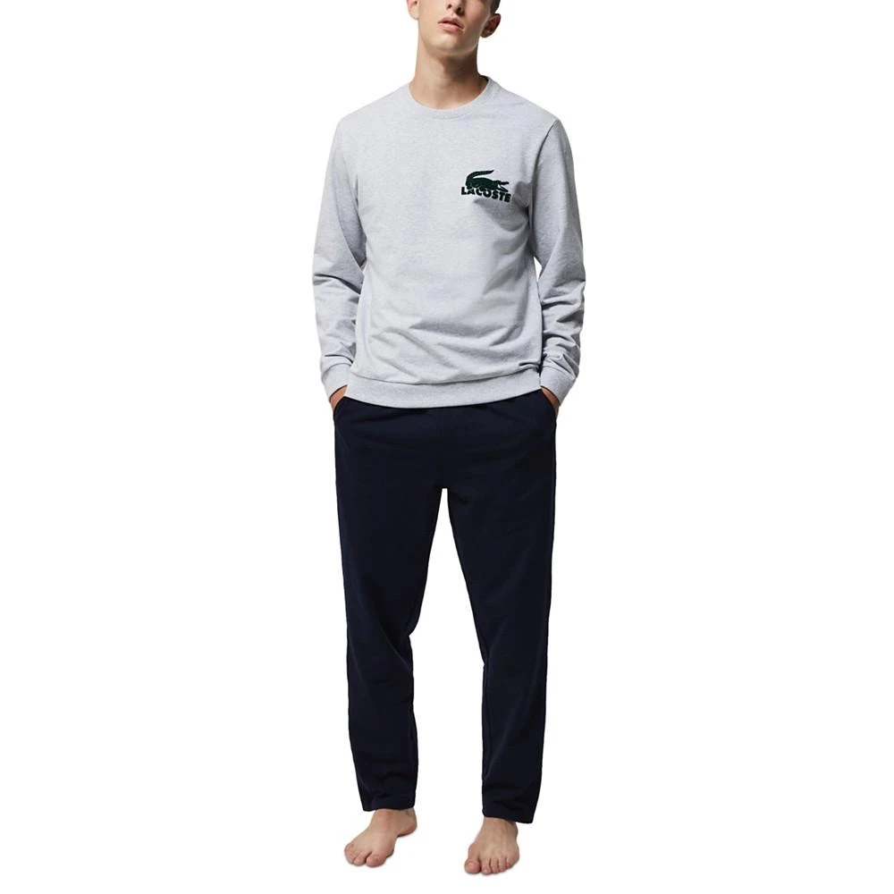 商品Lacoste|Men's Pajama Fleece Indoor Sweatshirt,价格¥654,第5张图片详细描述