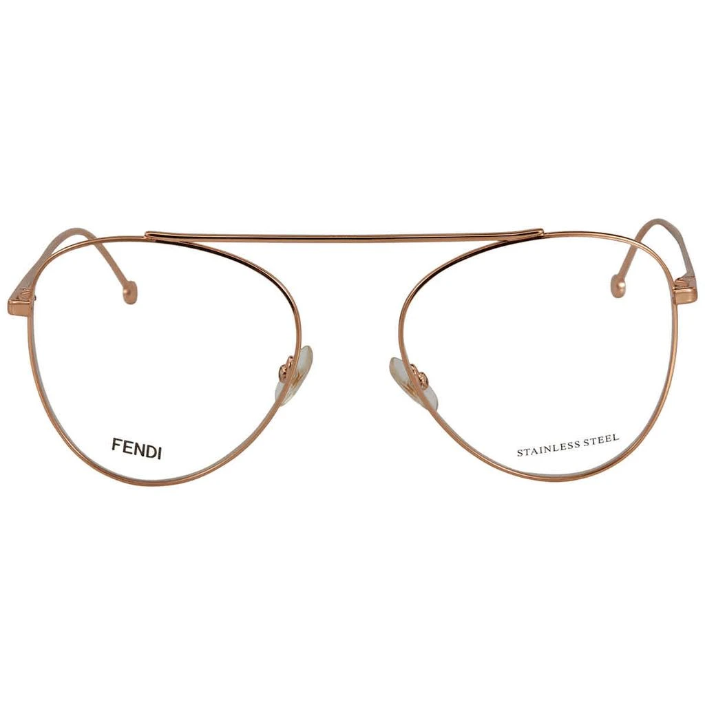 商品Fendi|Fendi Demo Aviator Ladies Eyeglasses FF 0352 0DDB 56,价格¥739,第2张图片详细描述