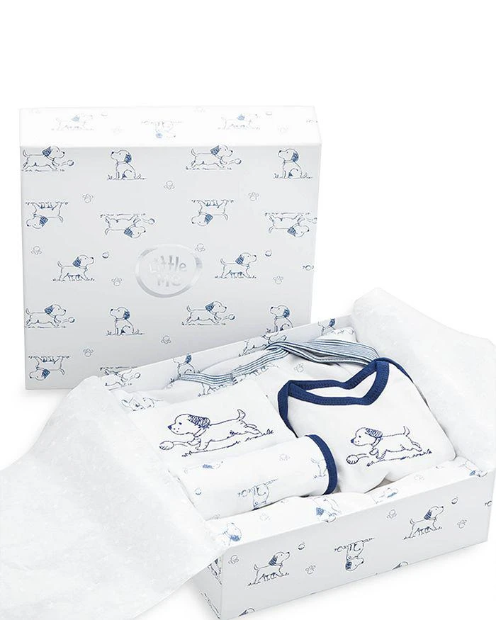 商品Little Me|Boys' Puppy Cotton Gift Set - Baby,价格¥391,第4张图片详细描述