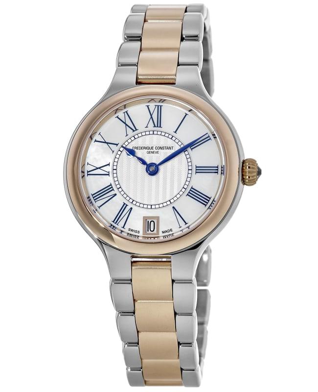 Frederique Constant Silver Dial Two-Tone Steel Women's Watch FC-306MPWN3ER2B商品第1张图片规格展示