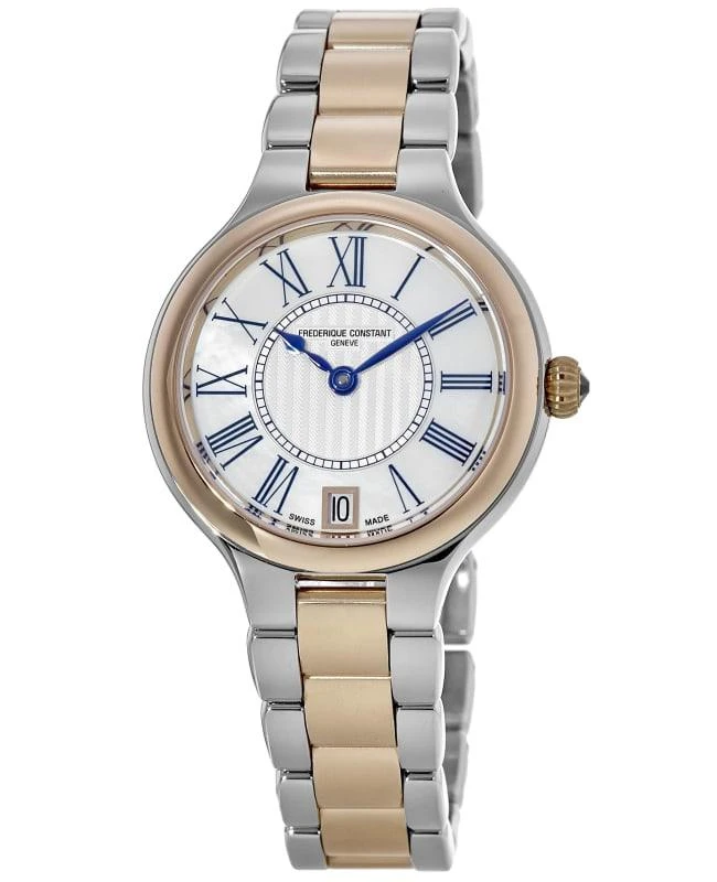 商品Frederique Constant|Frederique Constant Silver Dial Two-Tone Steel Women's Watch FC-306MPWN3ER2B,价格¥4481,第1张图片