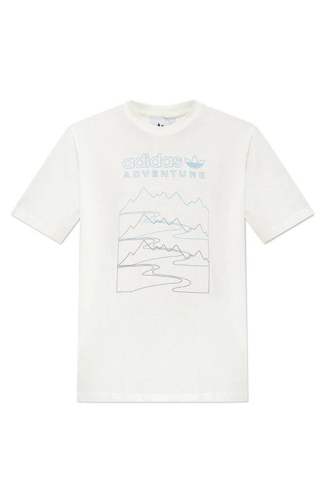 商品Adidas|Adidas Originals Adventure Mountain Crewneck T-Shirt,价格¥122,第1张图片