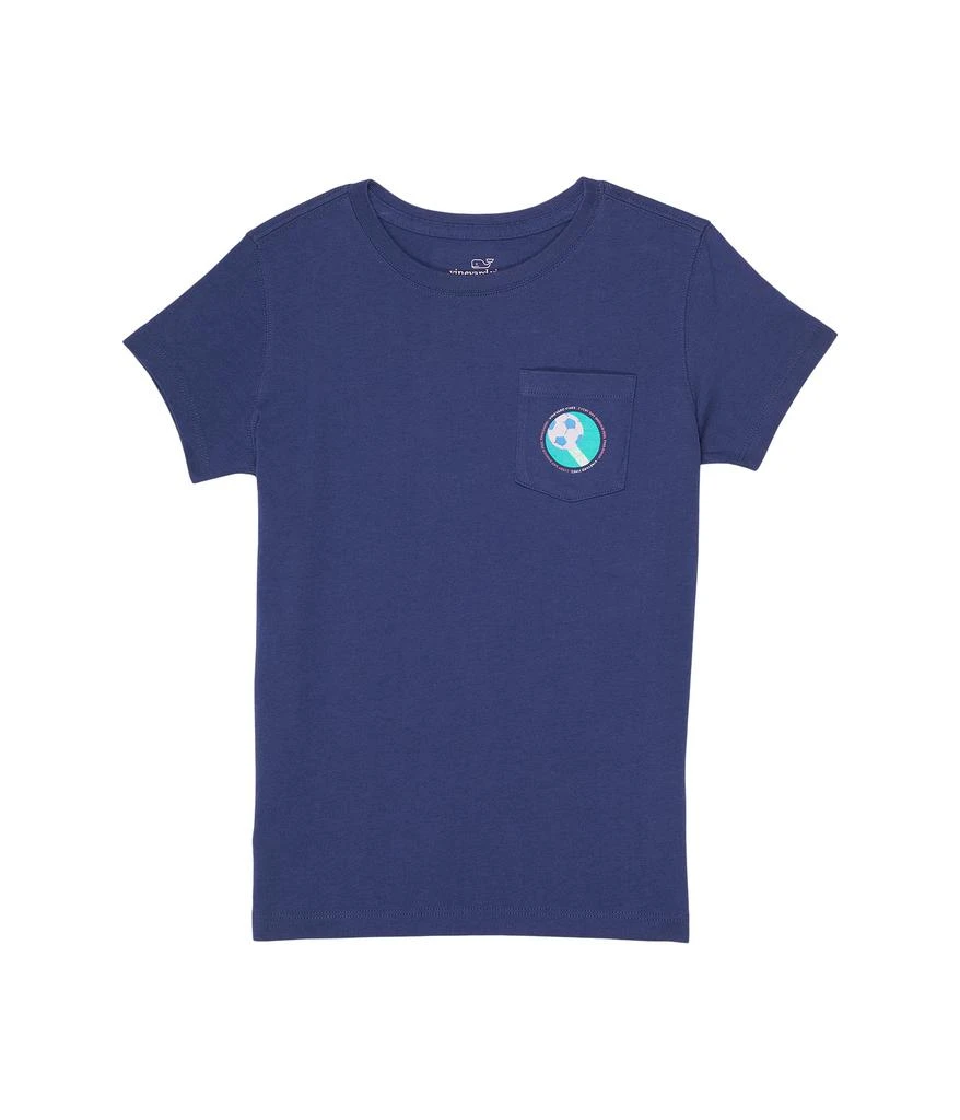 商品Vineyard Vines|Short Sleeve Soccer Circle T-Shirt (Toddler/Little Kids/Big Kids),价格¥133,第1张图片