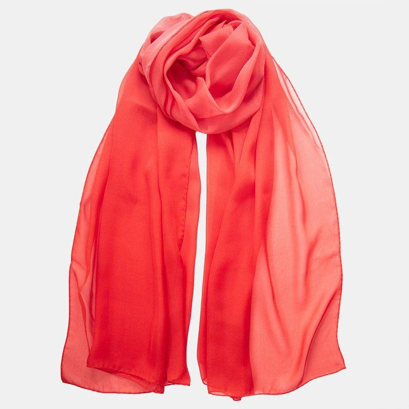 商品Elizabetta|Claudia Silk Scarf/Shawl Red Ombré,价格¥944,第1张图片