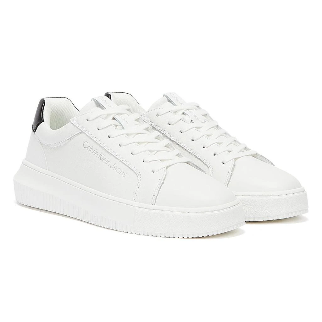 商品Calvin Klein|Calvin Klein Jeans Chunky Cupsole 3 Womens White Trainers,价格¥731,第1张图片