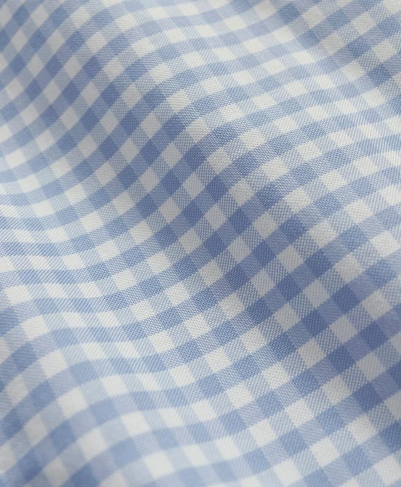 商品Brooks Brothers|Stretch Non-Iron Oxford Button-Down Collar, Gingham Sport Shirt,价格¥399,第3张图片详细描述