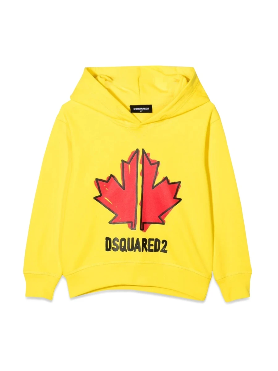商品【商品预售7天】 DSQUARED2|DSQUARED2 男童针织毛衣 DQ0681KD004LDQ205 黄色,价格¥755,第1张图片