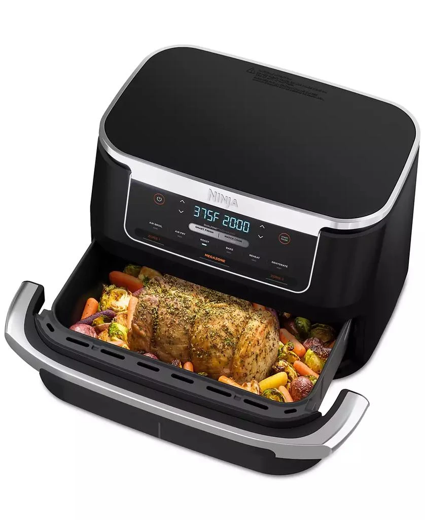 商品Ninja|Foodi DualZone FlexBasket Air Fryer with 7-Quart MegaZone - DZ071,价格¥1127,第1张图片