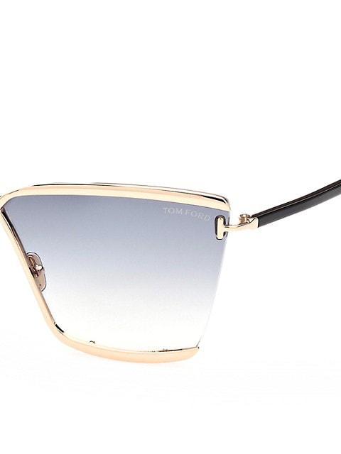 商品Tom Ford|Elle 71MM Square Sunglasses,价格¥3941,第5张图片详细描述