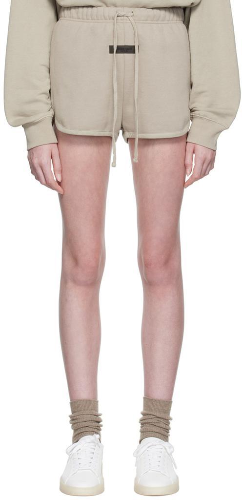 商品Essentials|Gray Cotton Shorts,价格¥298,第1张图片