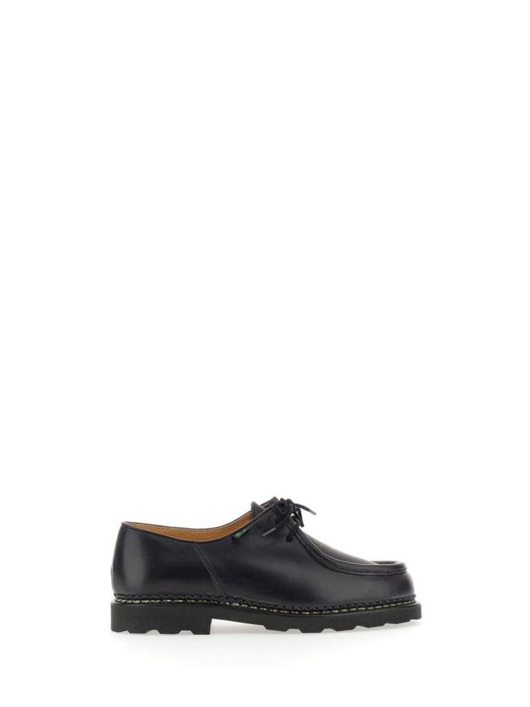 Paraboot Men's  Black Other Materials Loafers商品第3张图片规格展示