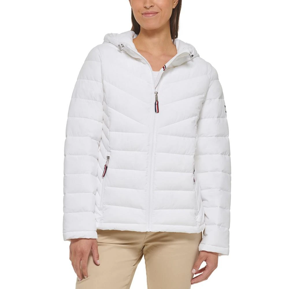 商品Tommy Hilfiger|Women's Hooded Packable Puffer Coat,价格¥907,第1张图片