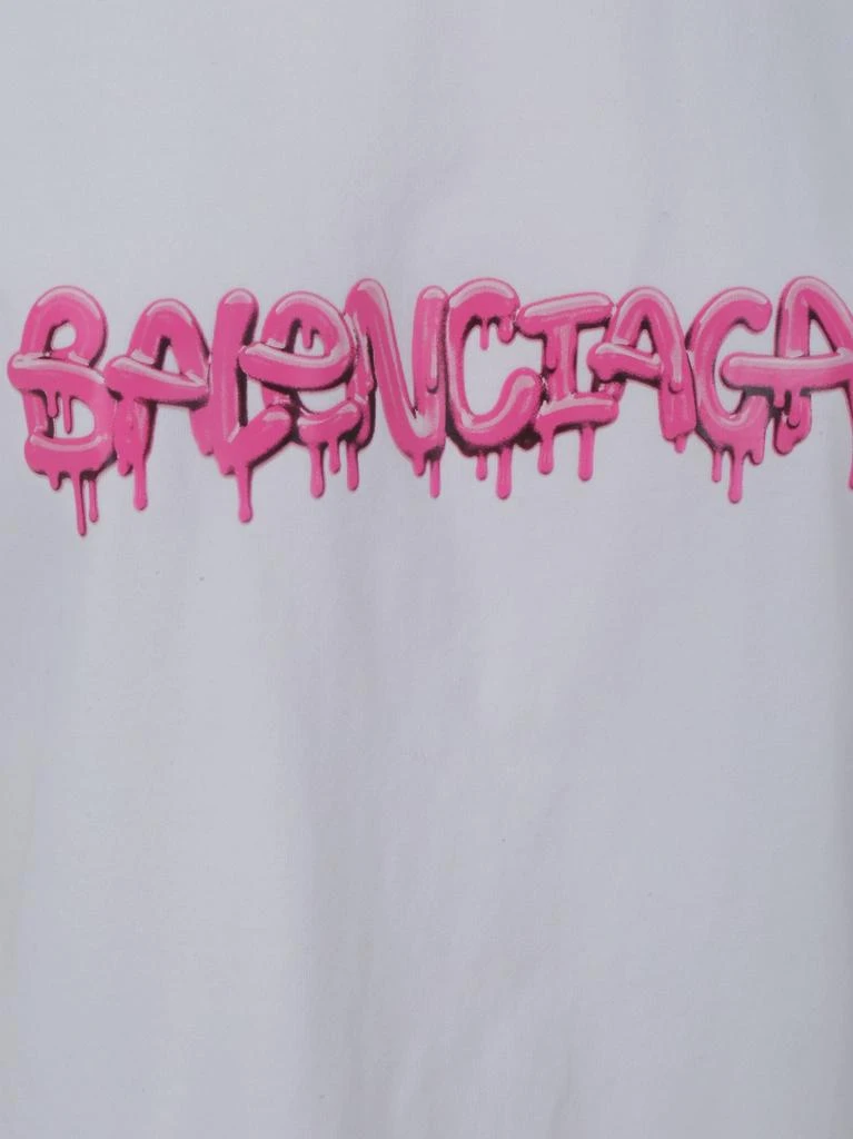 商品Balenciaga|Balenciaga women's white cotton t shirt,价格¥3407,第3张图片详细描述