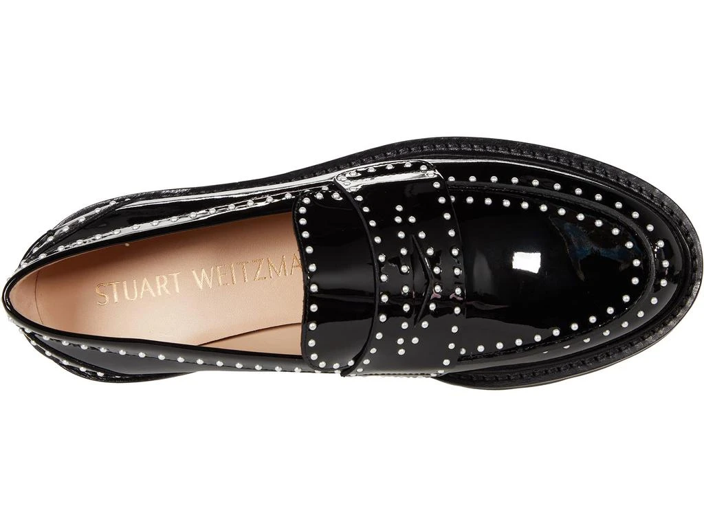 商品Stuart Weitzman|Parker Lift Mini Pearl Loafer,价格¥2175,第2张图片详细描述