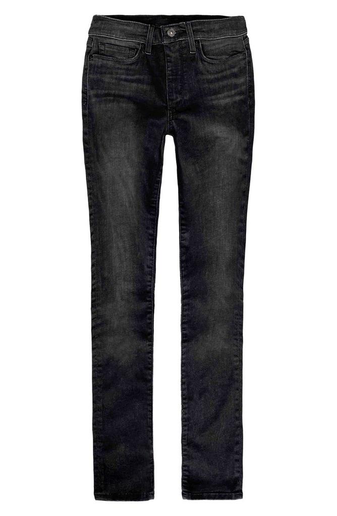 Noa Mid Waist Crop Straight Leg Jeans商品第4张图片规格展示