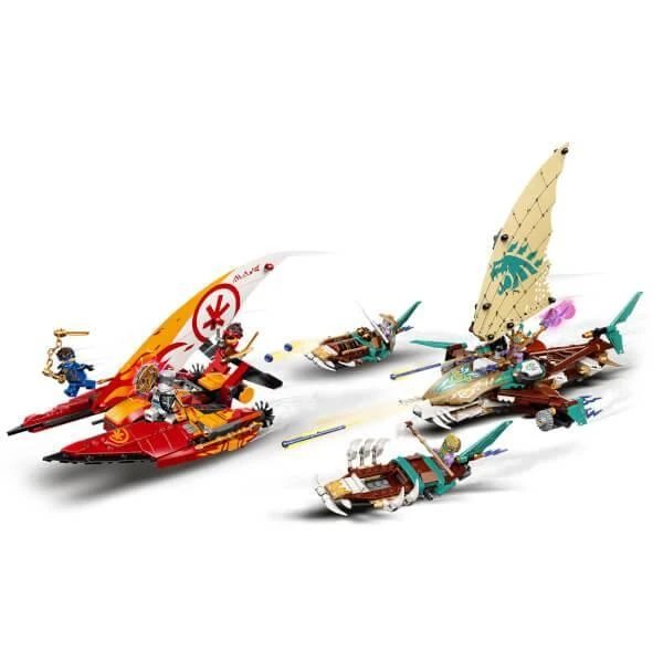 商品LEGO|LEGO NINJAGO: Catamaran Sea Battle Building Set (71748),价格¥528,第3张图片详细描述