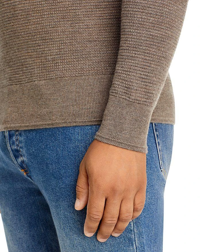 Waffled Merino Wool Half Zip Sweater 商品