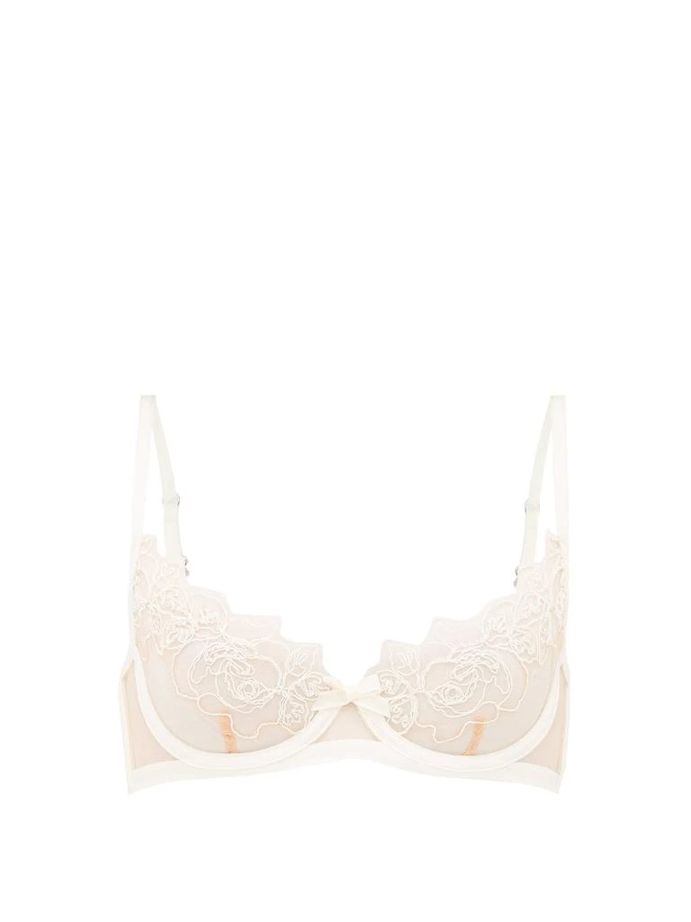 商品L'Agent by Agent Provocateur|Lindie floral-embroidered mesh bra,价格¥547,第1张图片