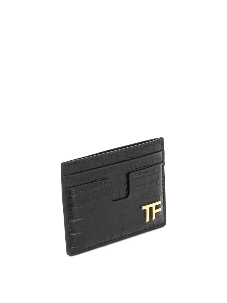 商品Tom Ford|Card Holder With Logo Wallets & Card Holders Black,价格¥900,第2张图片详细描述