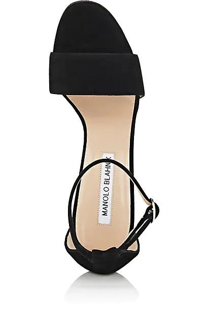 商品Manolo Blahnik|Lauratopri Ankle-Strap Sandals,价格¥1932,第4张图片详细描述