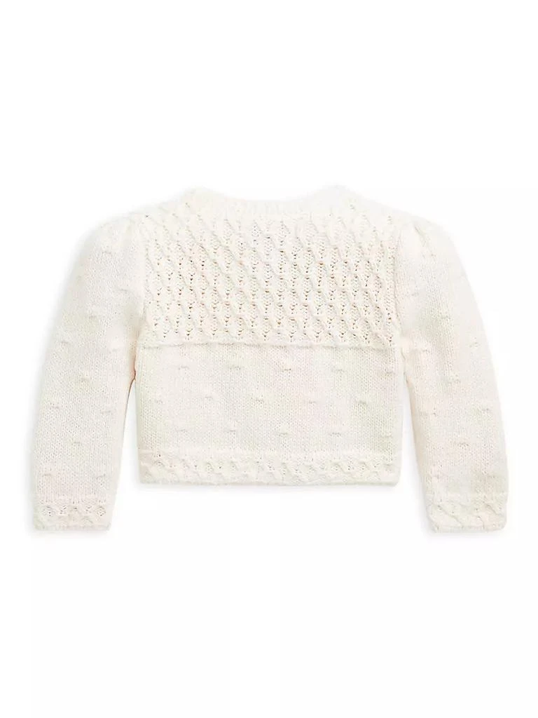 商品Ralph Lauren|Baby Girl's Floral Embroidery Cardigan,价格¥494,第3张图片详细描述