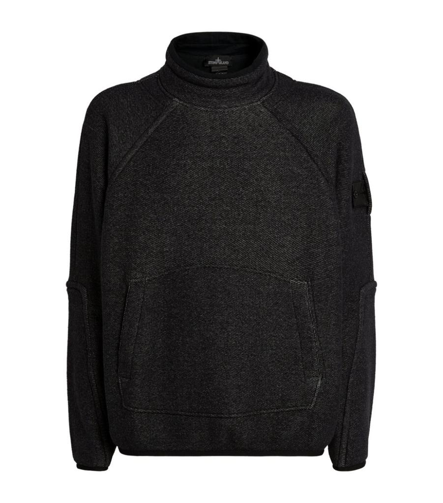 Textured Panelled Sweatshirt商品第1张图片规格展示